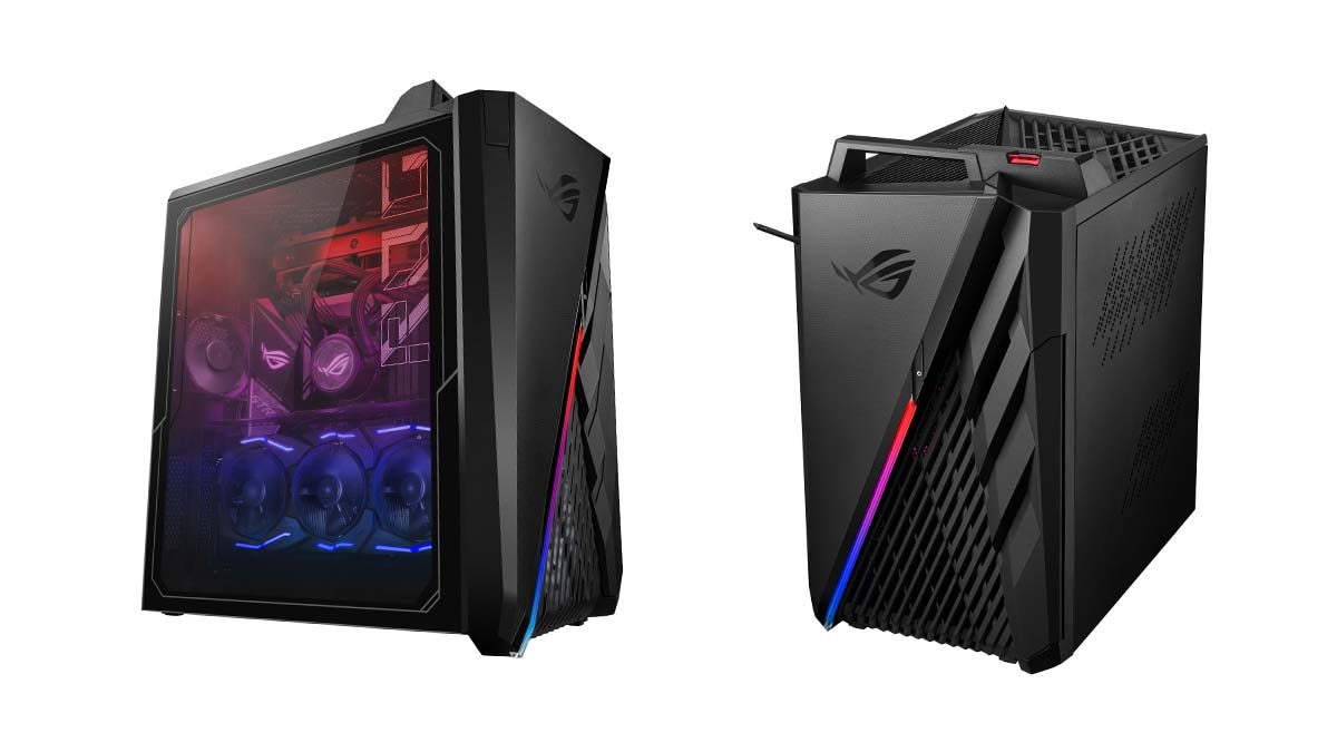 Asus ROG Strix GA35 and Strix GT35 gaming desktops