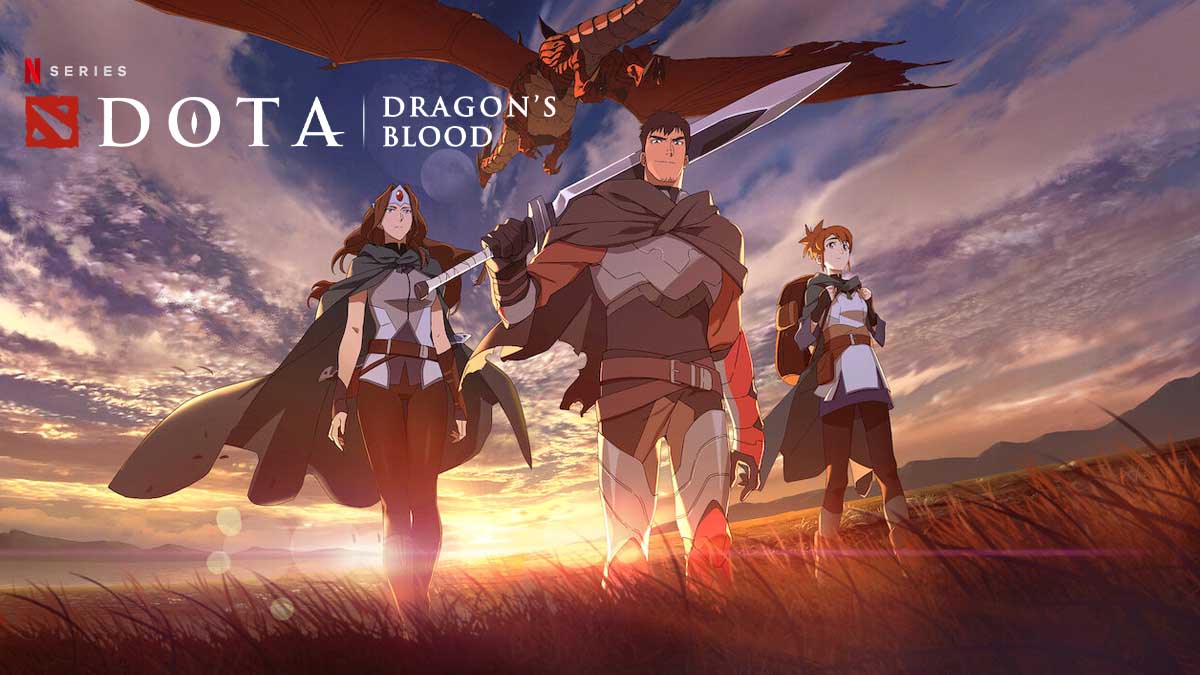 Netflix DOTA Dragon’s Blood anime series