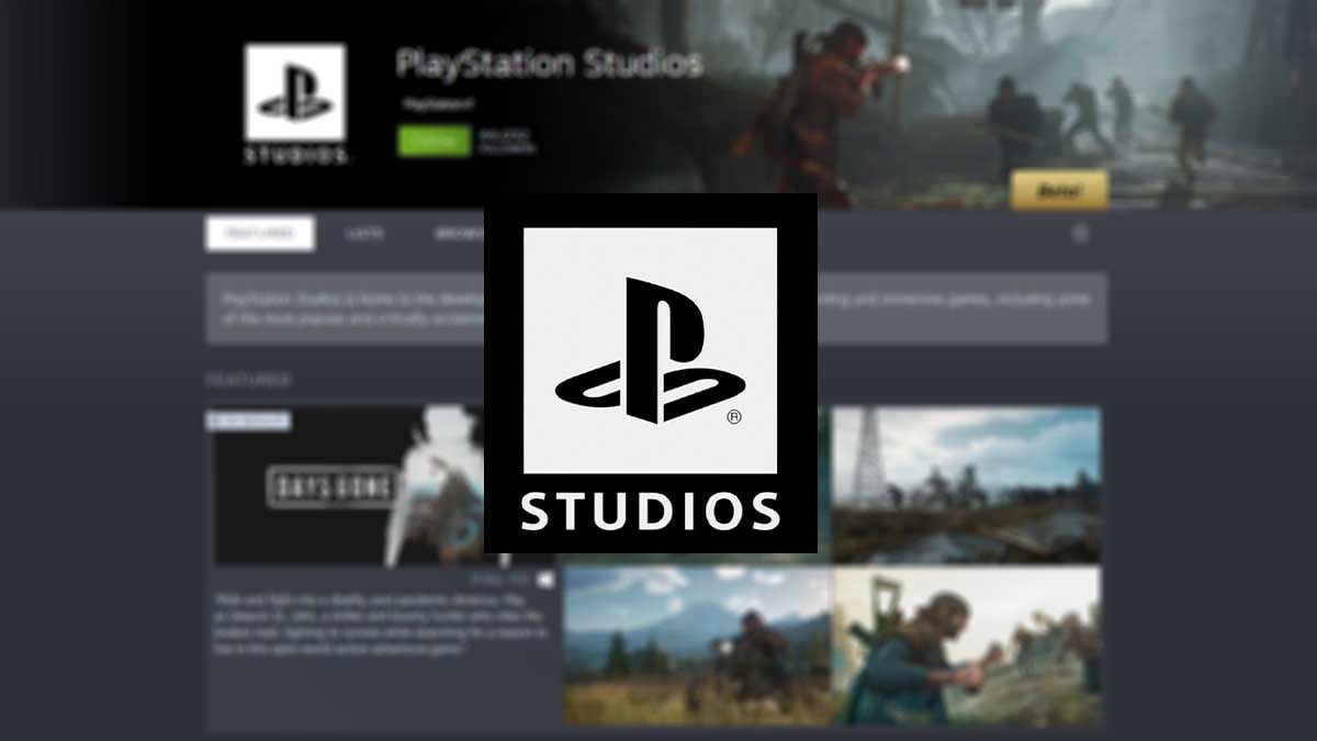 Sony PlayStation Studios Steam Publisher page live