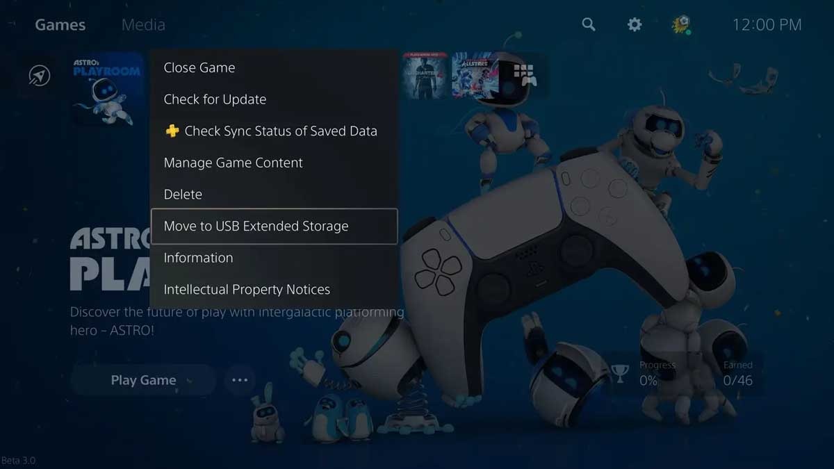 Sony PS5 external storage support