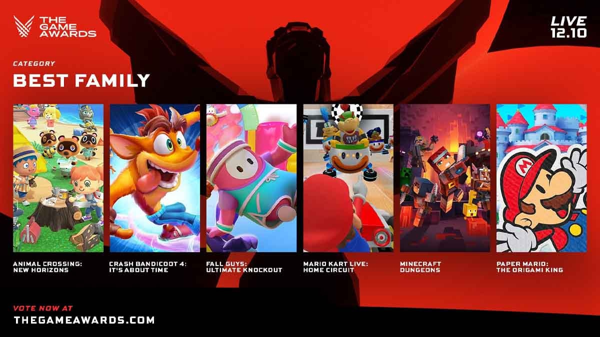 The Game Awards 2020 Best family game