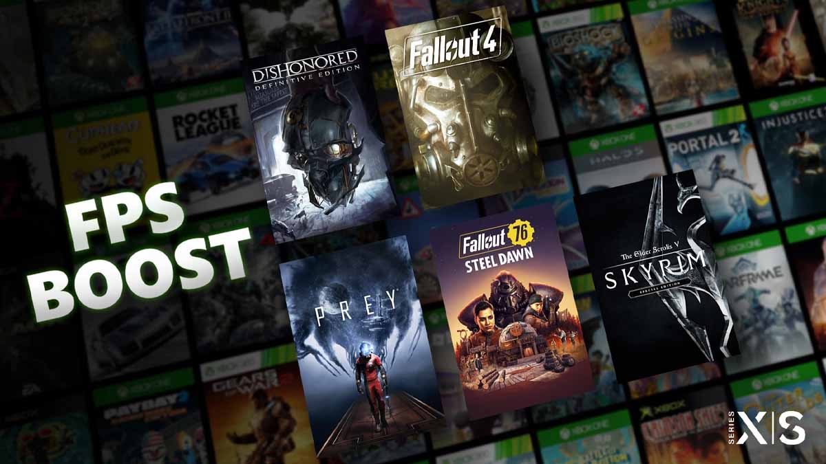 Xbox Dishonored, Elder Scrolls V, Fallout 4, Fallout 76, and Prey Bethesda titles get FPS Boost